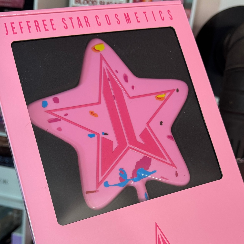 New Jeffree Star Jawbreaker Pink Star-Shaped Mirror - Picture 2 of 5